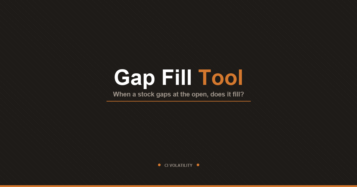 Gap Fill Tool