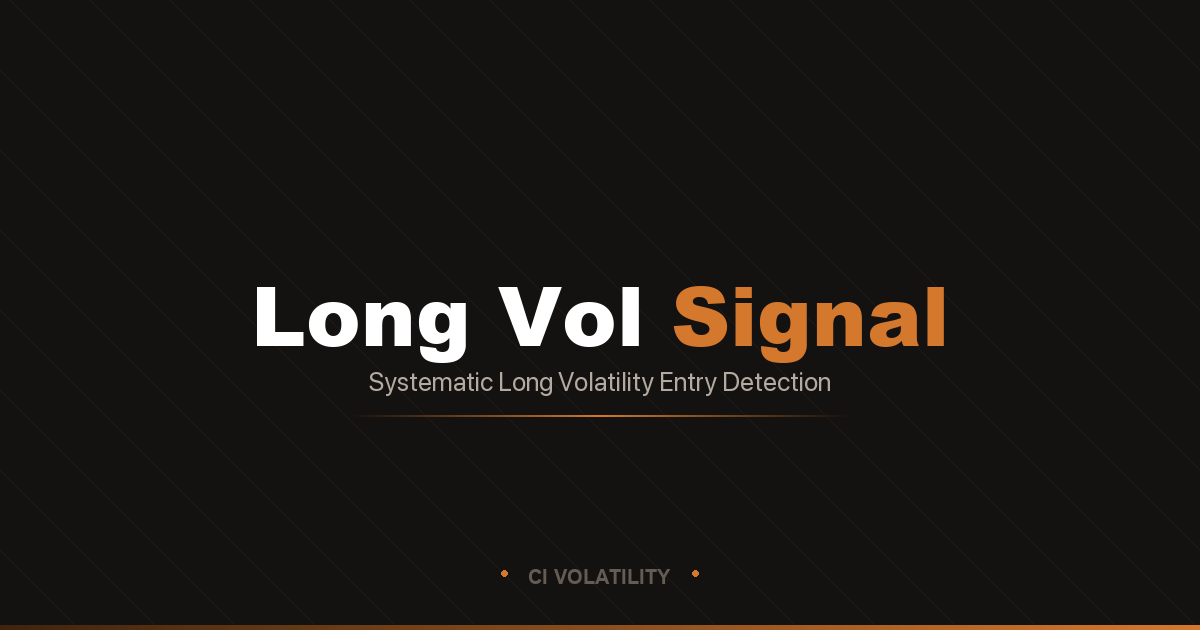 Long Vol Signal