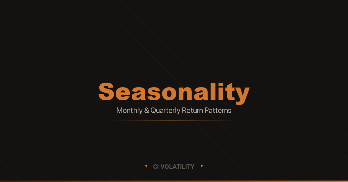 Seasonality