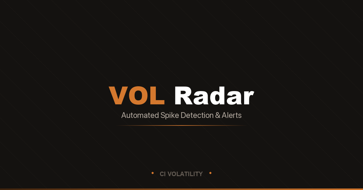 Vol Radar